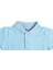 Mavi Kısa Kol 6-16 Yaş Çocuk Okul Lakos /T-shirt - 80238-Mavi 3
