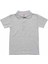 Gri Kısa Kol 6-16 Yaş Çocuk Okul Lakos /T-shirt - 80238-Gri 1