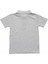Gri Kısa Kol 6-16 Yaş Çocuk Okul Lakos /T-shirt - 80238-Gri 2