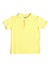 Sarı Kısa Kol 6-16 Yaş Çocuk Okul Lakos /T-shirt - 80238-Sarı 1
