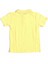 Sarı Kısa Kol 6-16 Yaş Çocuk Okul Lakos /T-shirt - 80238-Sarı 2