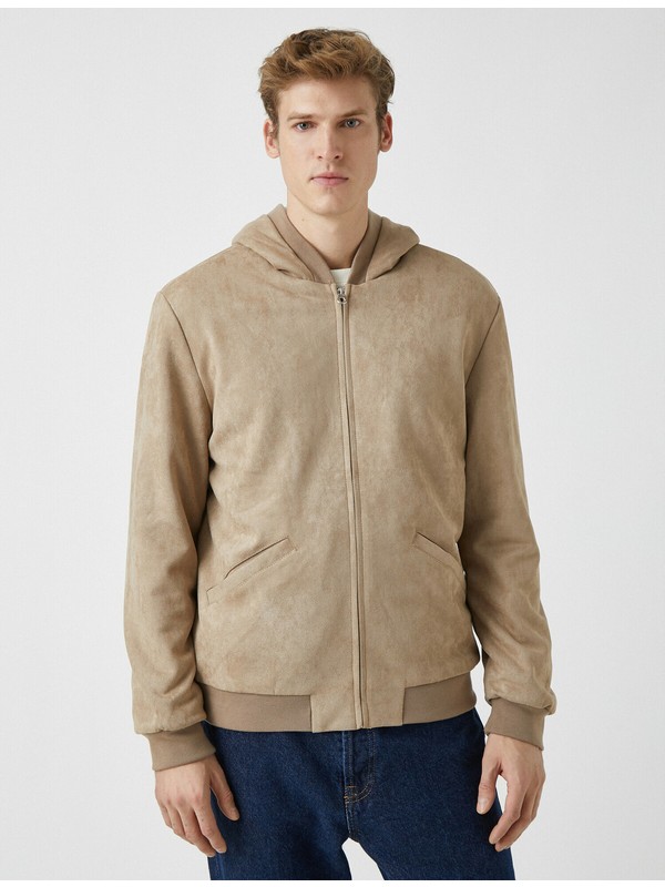 Koton Kapusonlu Suet Gorunumlu Ici Suni Kurklu Fermuarli Fiyati