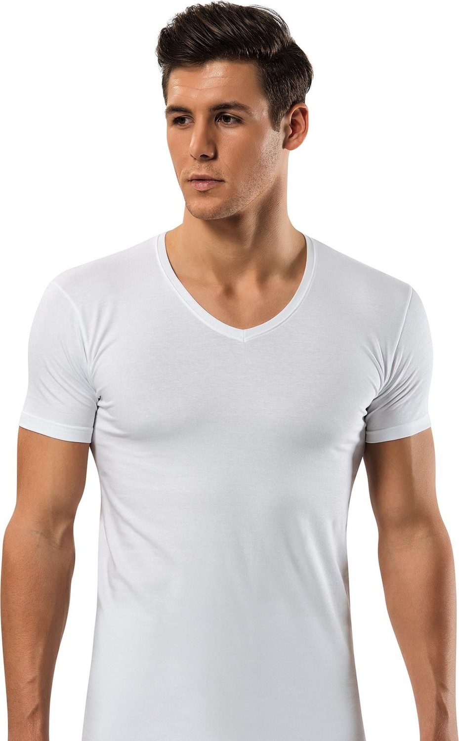 Erdem İç Giyim Pamuk Elastan V Yaka T-Tshirt