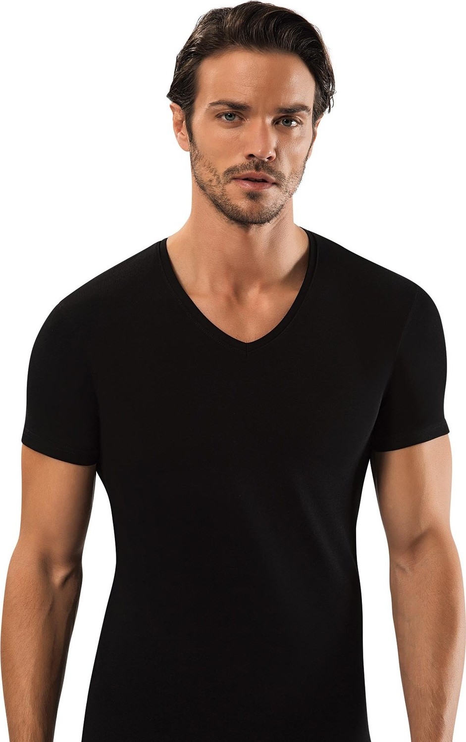 Erdem İç Giyim Pamuk Elastan V Yaka T-Tshirt