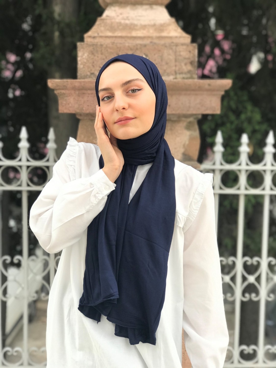 Eşarp Center Fin Scarf Penye Şal 60 x 190 cm