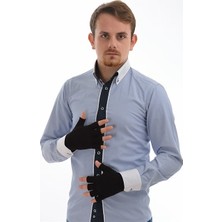 Imershoes Siyah Parmaksız Kesik Yarım Parmak Erkek Eldiven