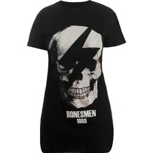 Bonesmen T-Shirt Kısa Elbise "parlayan Kurukafa"