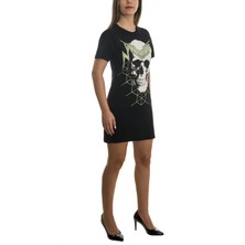 Bonesmen T-Shirt Kısa Elbise Green Magıc Skull