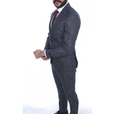 Jan Carlucci Slimfit Yelekli Drop 6 Takım