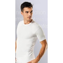 Namaldı 3 Adet 181 Bisiklet Yaka Yarım Kol Fanila