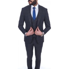 Jan Carlucci Slimfit Yelekli Drop 6 Takım