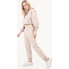 İkmal Crop Model Kapşonlu Takım