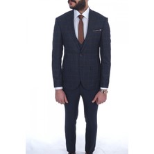 Jan Carlucci Slimfit Yelekli Drop 6 Takım