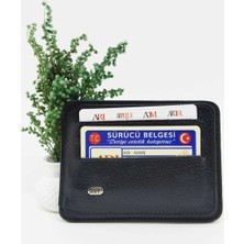 Arpelle Erkek Siyah Deri Kartlık Cüzdan-Erkek Kartlık