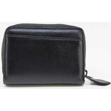 Arpelle Siyah Deri Unisex Kartlık-10 Bölmelim Kartlık