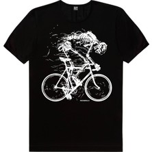 Rock&Roll Daha Hızlı Siyah Kısa Kollu Erkek T-Shirt