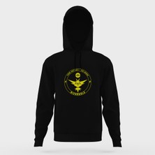 Tshirthane Riverdale Team Instinct Pokemon Go Siyah Erkek Kapüşonlu Sweatshirt Uzun Kol