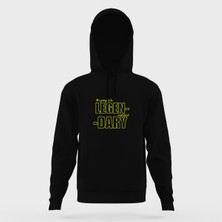 Tshirthane I Met Your Mother Legendary Camiseta Siyah Erkek Kapüşonlu Sweatshirt Uzun Kol
