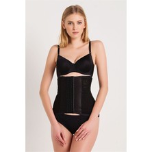 Magic Form Kadın Siyah Yarım Bel Korsesi 9821