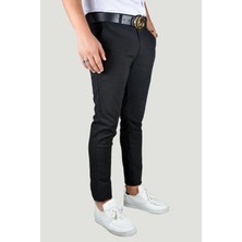 Terapi Men Erkek Keten Pantolon 9Y-2200196-008 Siyah