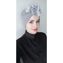 Butik Ayvitrin Kadın Şerit Detay Bone Gri