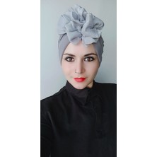 Butik Ayvitrin Kadın Şerit Detay Bone Gri