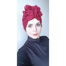 Butik Ayvitrin Kadın Şerit Detay Bone Bordo