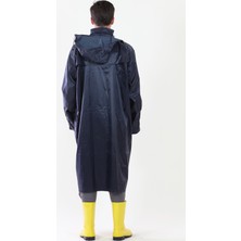 Moda Canel Yağmurluk Lacivert Çantalı