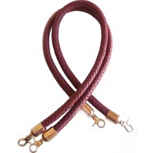 Angel Çanta Akssesuar Örme Çanta Sapı, Bordo Renk