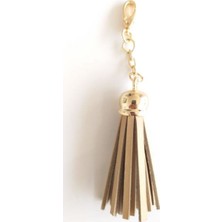 Angel Çanta Aksesuar Gerçek Deri Kovanlı Püskül Ham Renk