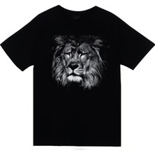 Stonedfame Aslan Baskılı T-Shirt