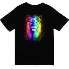 Stonedfame Aslan Baskılı T-Shirt