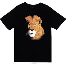 Stonedfame Aslan Baskılı T-Shirt