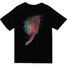 stonedfame Aslan Baskılı T-Shirt