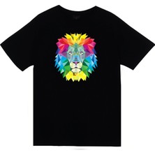 Stonedfame Aslan Baskılı T-Shirt