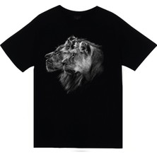 stonedfame Aslan Kaplan Baskılı T-Shirt