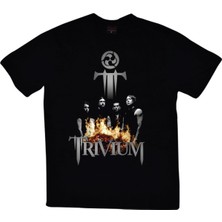 Stonedfame Trivium Baskılı T-Shirt