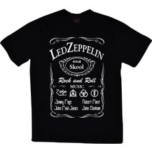 Stonedfame LED Zeppelin Baskılı T-Shirt