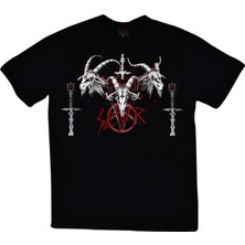 Stonedfame Slayer Baskılı T-Shirt