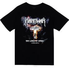 Stonedfame Manowar Baskılı T-Shirt
