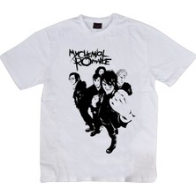 stonedfame My Chemical Romance Baskılı T-Shirt