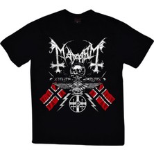 stonedfame Mayhem Baskılı T-Shirt