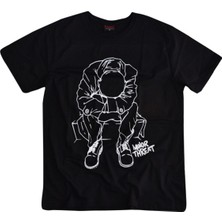 stonedfame Minor Threat Baskılı T-Shirt