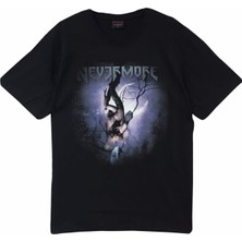 stonedfame Nevermore Baskılı T-Shirt