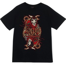 stonedfame Lamb Of God Baskılı T-Shirt