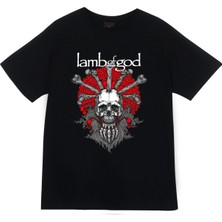 stonedfame Lamb Of God Baskılı T-Shirt