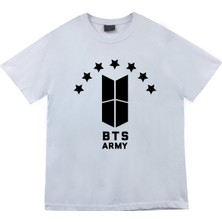 stonedfame Bts Baskılı T-Shirt
