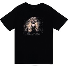 stonedfame Septicflesh Baskılı T-Shirt
