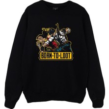 stonedfame Pubg Baskılı Sweatshirt
