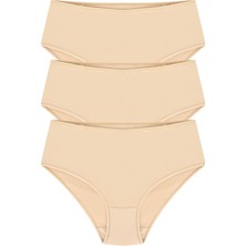 Casual Lingerie Pamuklu Yüksel Bel Bato Külot 3'lü Paket